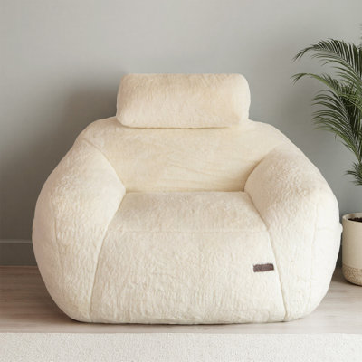 Giant Bean Bag Sofa Chair with a Pillow