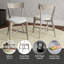 Chaise d'appoint grise Mitton