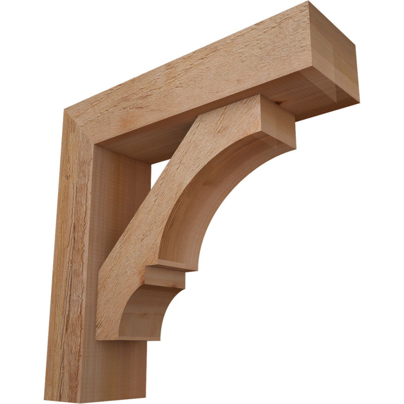 Support de bloc Balboa avec entretoise décalée, 22 X 22, Cèdre rouge occidental de l 6 po (scié brut)