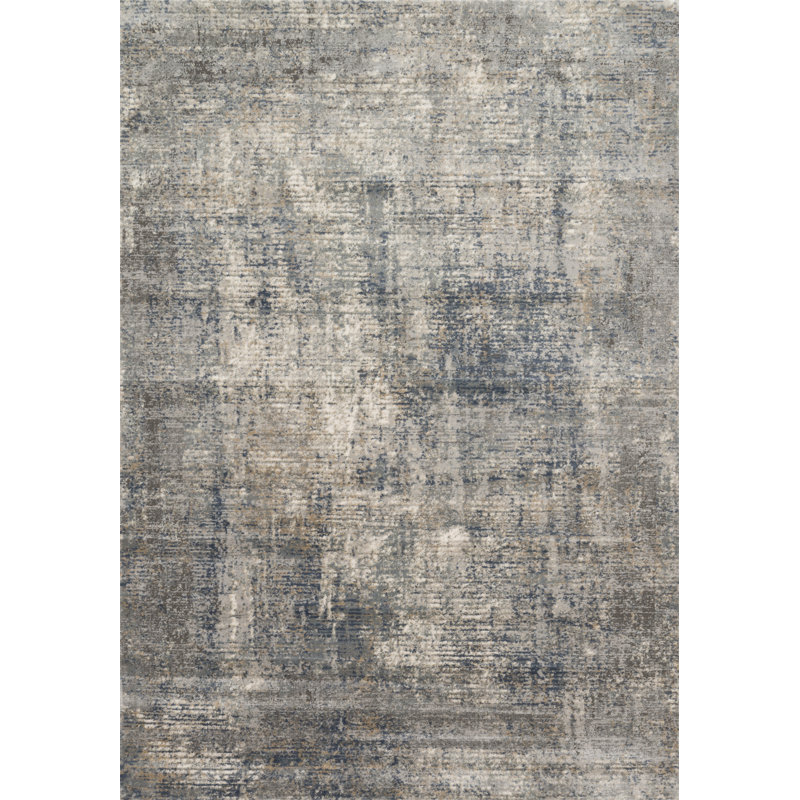 Tapis denim / ardoise Eleanore, Rectangle 11 pi 6 po x 15 pi