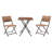 Abbiegayle Square 2 - Person 23.6'' L Outdoor Bistro Set-2052305367