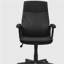 Fauteuil de direction à dossier moyen, noir