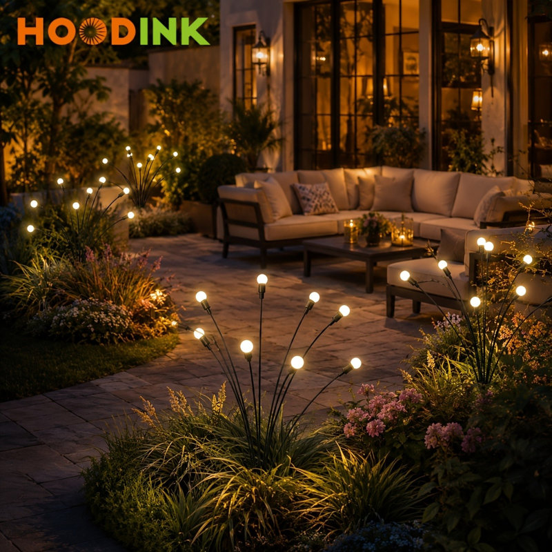 olar Lights Outdoor Waterproof 8 Pack of 32 LEDs Garden Patio Firefly Decoration Unique Gifts Grandparents, 8