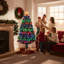 Lighted Artificial Christmas Tree-1164224779