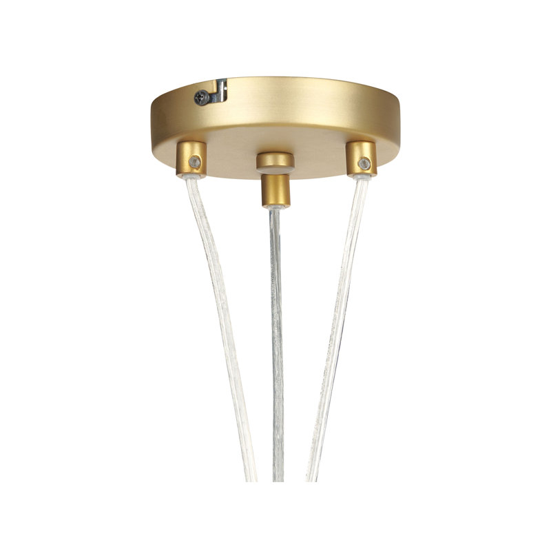Georges 18 - Light Gold Waggon Wheel Pendant