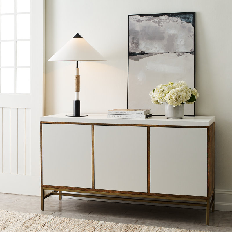 Kelly Wearstler Mira Medium Stacked Table Lamp, Bronze