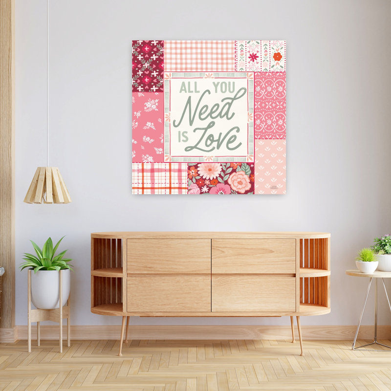 Blooming Hearts II, art floral contemporain, H 36 po x l 36 po