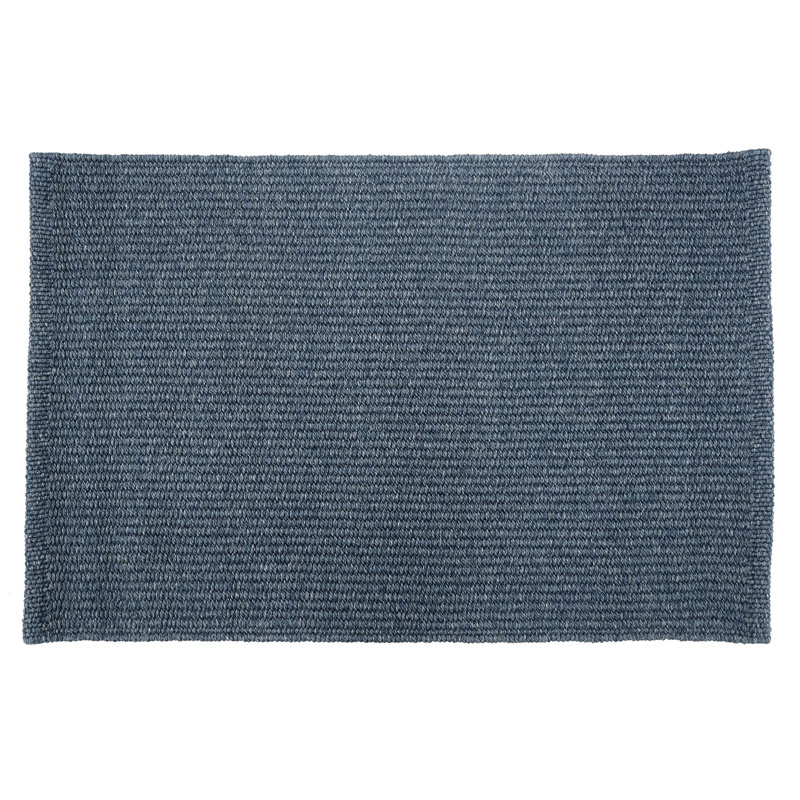 Tapis intérieur / extérieur bleu marine Hubertusz, Rectangle de 2 pi x 3 pi