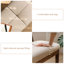 Banc rembourré beige