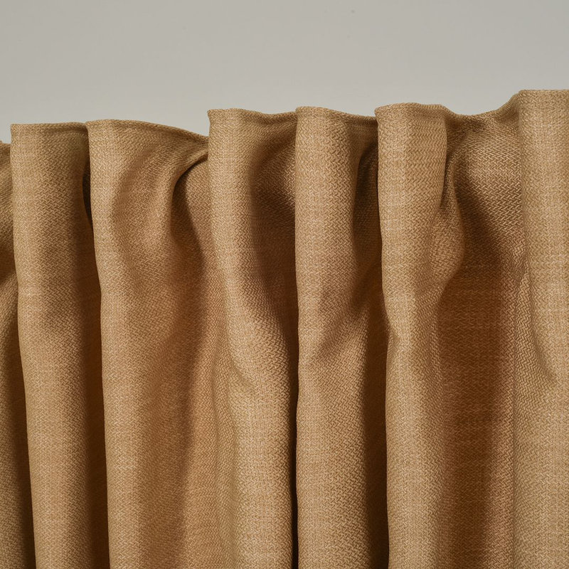 Extra Wide & Extra Long Custom Made Decorative Single Panel, Beige, 52" W x 263" L