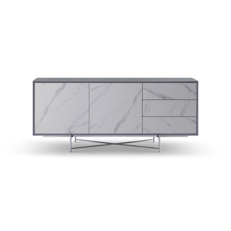 Azeezah 179.9cm Sideboard, Grey