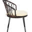 Chaise et table de patio pour l'extérieur