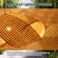 Luminaires suspendus lustre en bambou Kandace Farmhouse