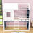 Frame House Bed With Tent And Ladder-477862982-477862976
