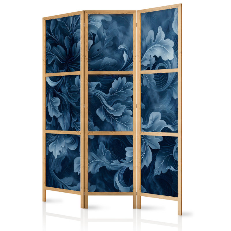 171cm H Solid Wood Folding Room Divider, 171cm H x 135cm W x 1.2cm D