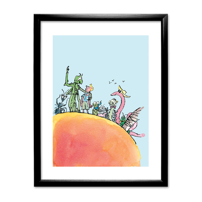 Quentin Blake - Single Picture Frame Print, Black