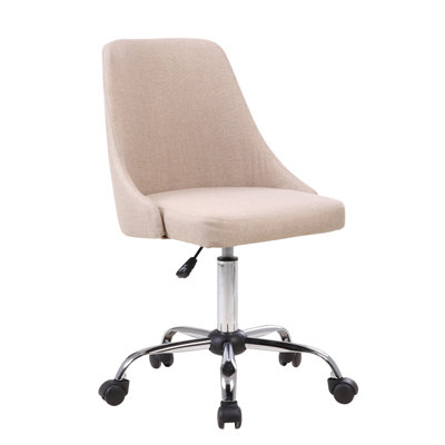Viggo Fabric Office Chair with Chrome Base
