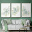 «Seafoam Petals I», reproduction sur toile 3 pièces-91887025-91887028