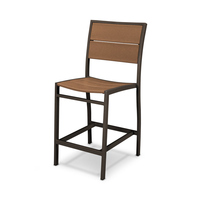 Chaise d'appoint POLYWOOD Surf City, Bronze texturé / Cabane