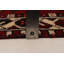 Tapis rouge Melis Vintage 3 pi 6 po x 5 pi 1 po