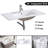 35.8" Integrated Sink Countertop Vanity Sink Bowl White Ceramic + Faucet