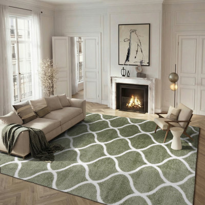 Tapis sauge / blanc Farhanaz