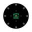 Asscher Purple Rain Vegan Leather Round Coasters-45653532