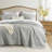 Mina Waffle Weave Textured Cozy Quilt Set-102616699-102616700