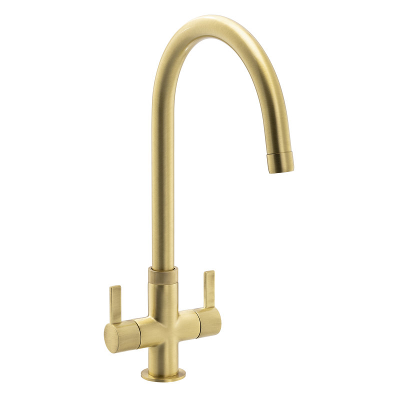 Abode Designs Neo Kitchen Faucet, Brushed Brass