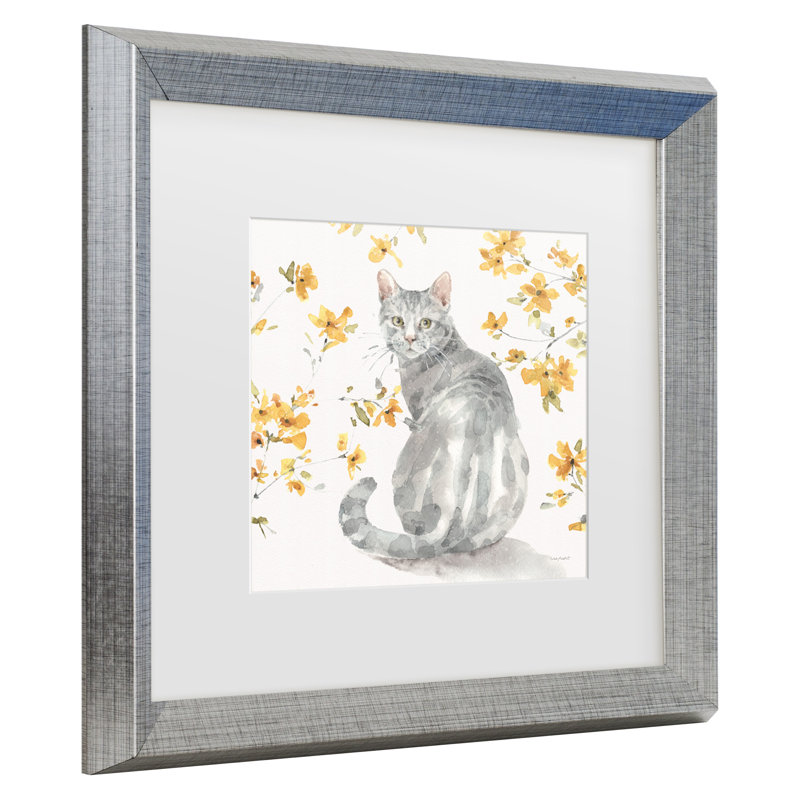 «Happy Yellow 14B» par Lisa Audit, reproduction d'art sur toile encadrée, Blanc, H 19,5 po x l 19,5 po x P 0,75 po