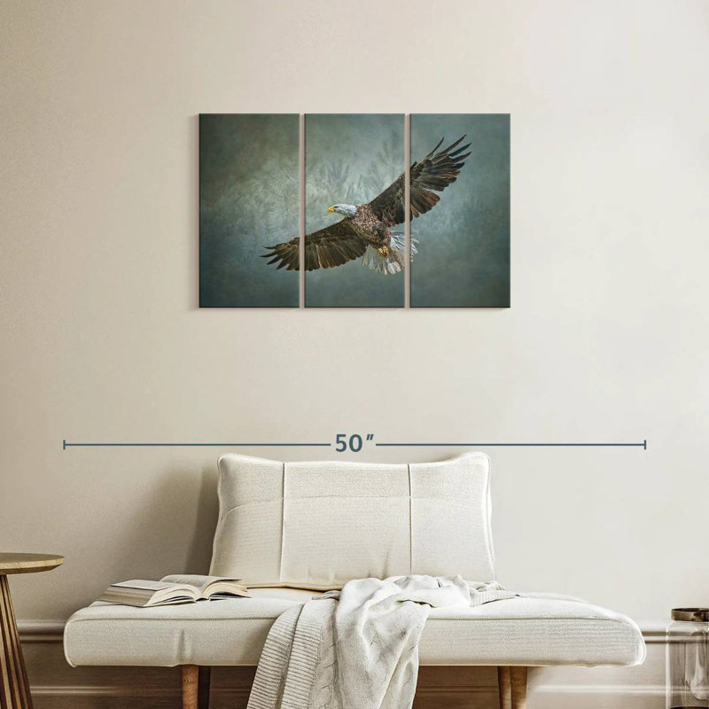 Brampt Majestic Flying Eagle, 20" H x 33" W