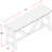 Coelho 77'' Solid Wood Top Console Table