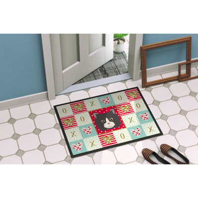 Caniche cat 36 po x 24 po tapis d’extérieur antidérapant pour l’intérieur Chavers