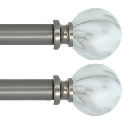 Karlea Adjustable Single Curtain Rod
