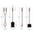 Iron Fireplace Tool Set-331707960