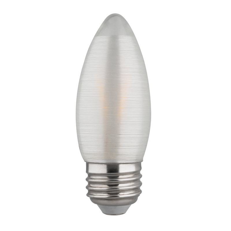 2 watts (équivalent à 20 watts), DEL C11, ampoule à intensité variable, culot E26 / moyen (standard)