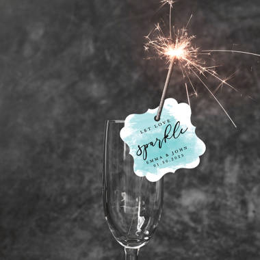 WEDDING Sparklers LABELS Wedding Sparklers Tags 