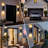 Modern Rectangular Wall Lights Up And Down E26 Outdoor Wall Light Fixture Matte Black, Waterproof Porch Light, Outdoor Sconce, For Patio, Garage, Doorway