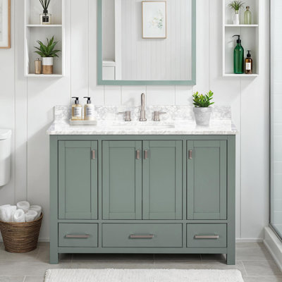 Meuble-lavabo simple 48 po avec plateau Souther