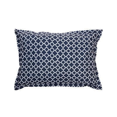 Roni Geometric Orthopedic Polyester Pet Bed