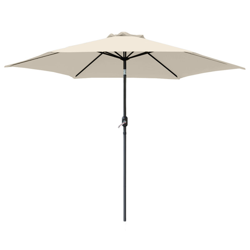 Quintero 2.5m Traditional Parasol Cream