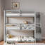 Triple lit superposé avec escalier de rangement-2146350888