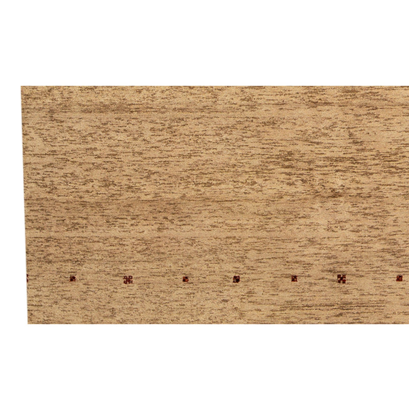 Tapis unique brun / rouge 6 pi 3 po x 8 pi 11 po