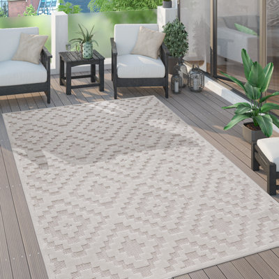 Howden Geometric Indoor / Outdoor Area Rug