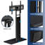 Support de plancher pivotant noir pouvant supporter jusqu'à 88 lb