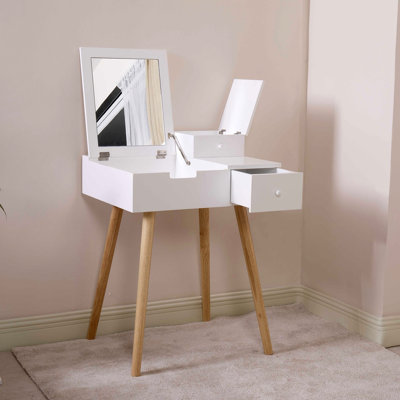 Bureau de coiffeuse en bois