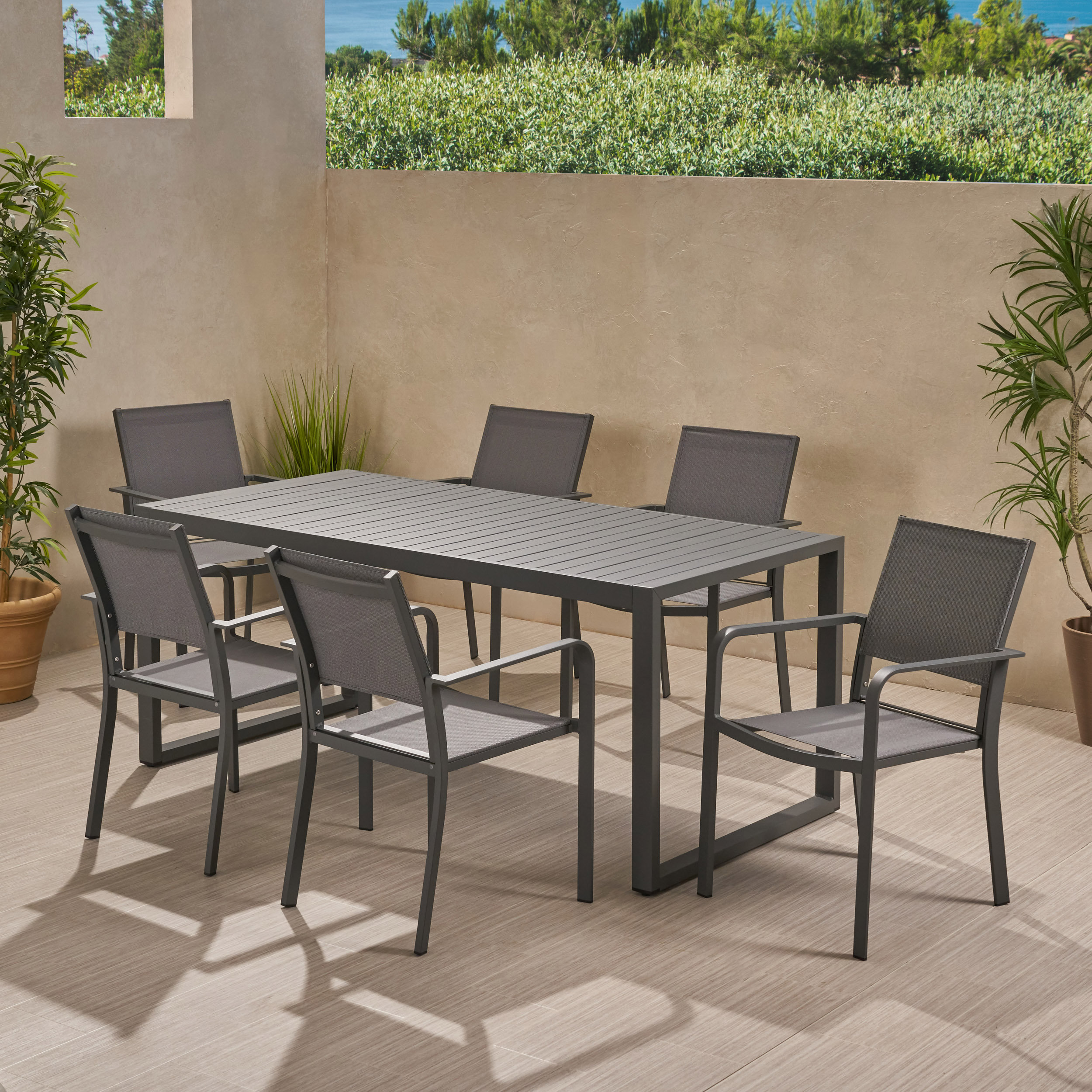 Latitude Run® Barcaldine 7 Piece Dining Set | Wayfair