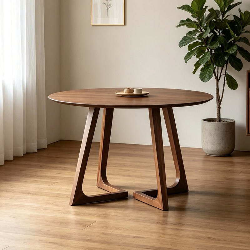 Table de salle à manger Retro, H 29,52 po x l 39,37 po x P 39,37 po