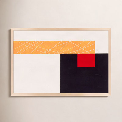 Composition With Yellow 1 by Robert Kamnatnik