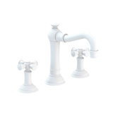 Jacobean Widespread Bathroom Faucet with Drain Assembly